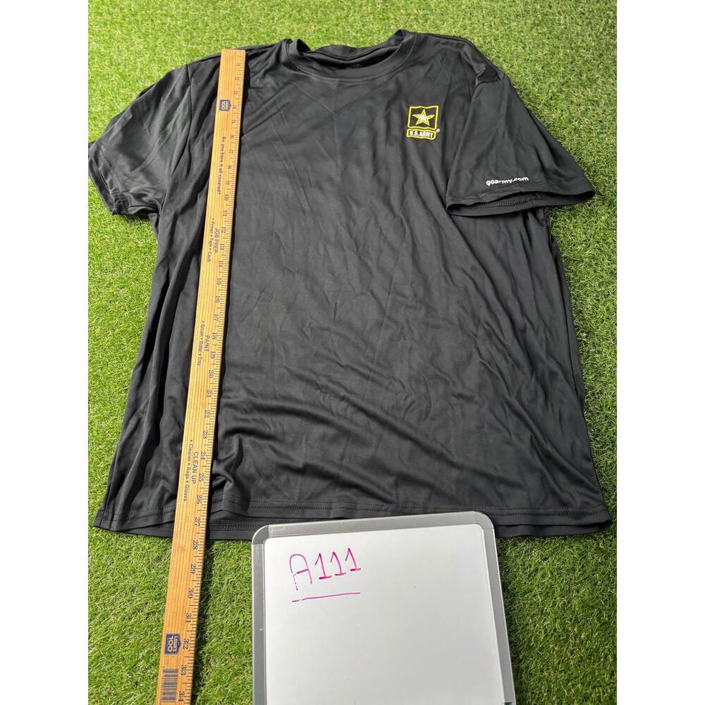 U.S. Army Black Polyester T-Shirt‎ XL